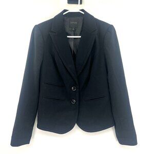 The Limited Studio 400 Black Two Button Blazer Women's 4